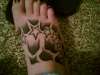 foot tat after 2nd session tattoo