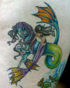 mermaid fairy tattoo