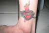 Jeebus Heart tattoo