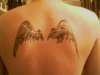 Angel Wings' old school tattoo
