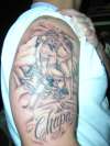 Aztec Warrior tattoo