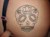 Day of the Dead Skull tattoo