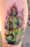 New school medusa ish tattoo