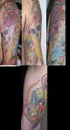 Snake Skull Scorpion tattoo