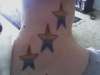 pride stars on my neck tattoo