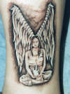 Meditating Angel tattoo