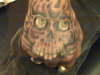skull fist tattoo