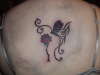 tribal butterfly tattoo