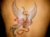 Finished free bird tattoo