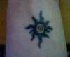 Sun tattoo