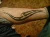 on my leg tattoo
