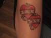hearts. tattoo
