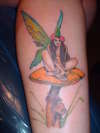 crying fairy tattoo