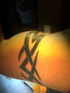 tribal arm band tattoo