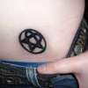 Heartagram tattoo