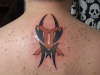 gemini and tribal tattoo
