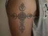 gothic cross tattoo