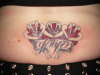 ROSES & LETTERS tattoo