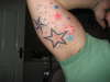 Random Stars tattoo