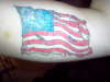 American Flag tattoo