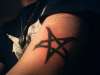 doomsteins pentagram tattoo