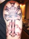The King of Crosses. tattoo