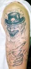 evil leprechaun tattoo