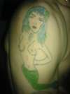 Mermaid (unfinsihed) tattoo
