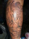 Mexican Eagle tattoo