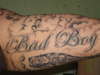 BAD BOY tattoo