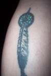 Dreamcatcher w/feather tattoo