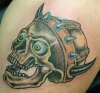 viking skull tattoo