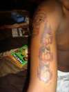 flamin 666 tattoo