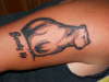 Bundy Bear tattoo
