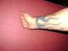 Gas flame tattoo