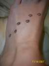 Horse Hoof Prints tattoo