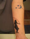 Kite and Girl tattoo