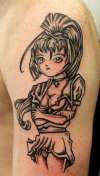 Manga Girl tattoo
