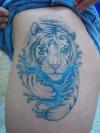 White Tiger tattoo