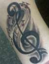 for my love of music tattoo