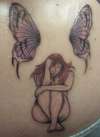 Girl with a dream tattoo