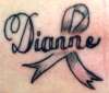 Pink Ribbon for Mum tattoo