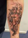 Demon and Cherub tattoo
