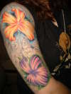 front side of my half sleeve tattoo