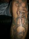 "LUCKY 13 W/ SKULLS"(STILL IN PROGRESO) tattoo
