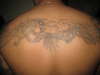 "MEXICAN EAGLE ON BACK" tattoo