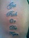 get rich or die trying tattoo