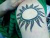 sun tattoo