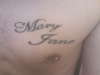 Mary Jane tattoo
