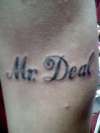 Mr. Deal tattoo